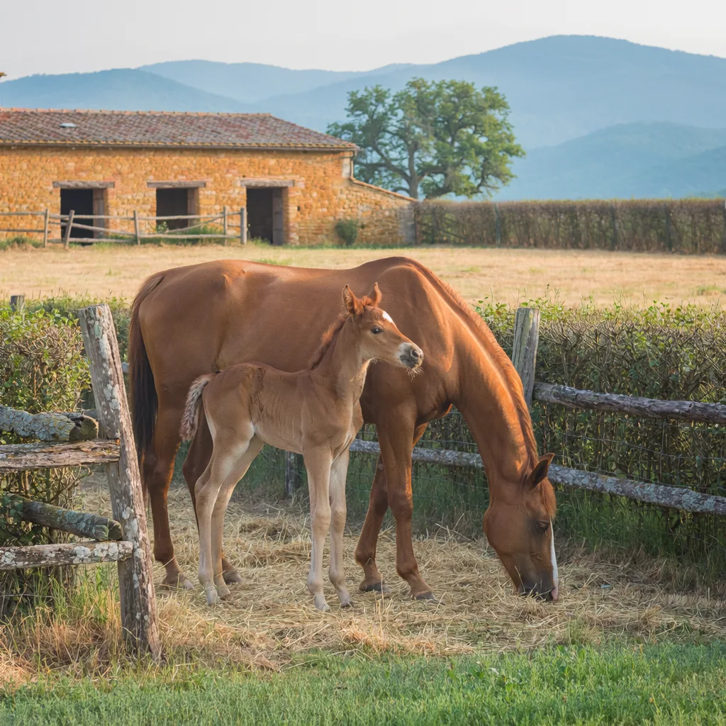 Élevage de chevaux, Ferme équestre de la Colline, Saint-Romain-de-Surieu