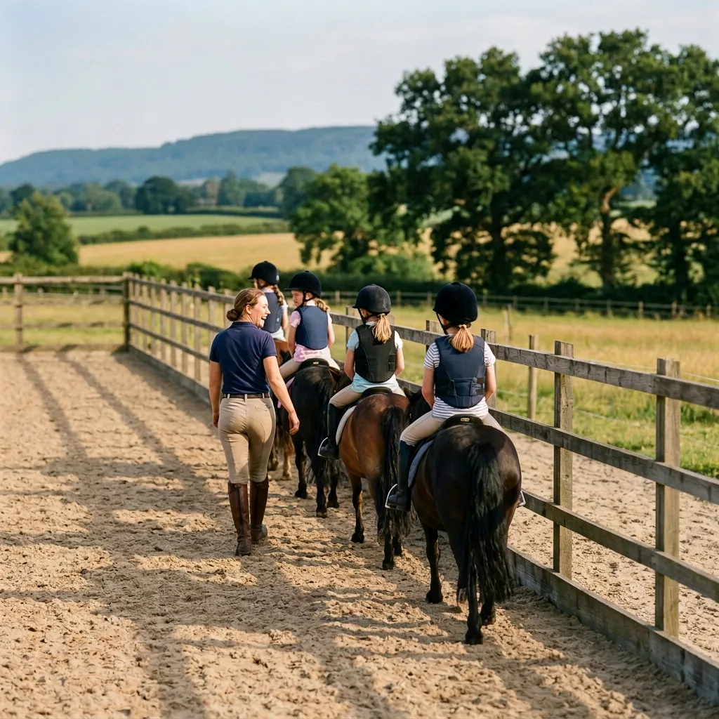 Cours de poney à Saint-Romain-de-Surieu, Isère